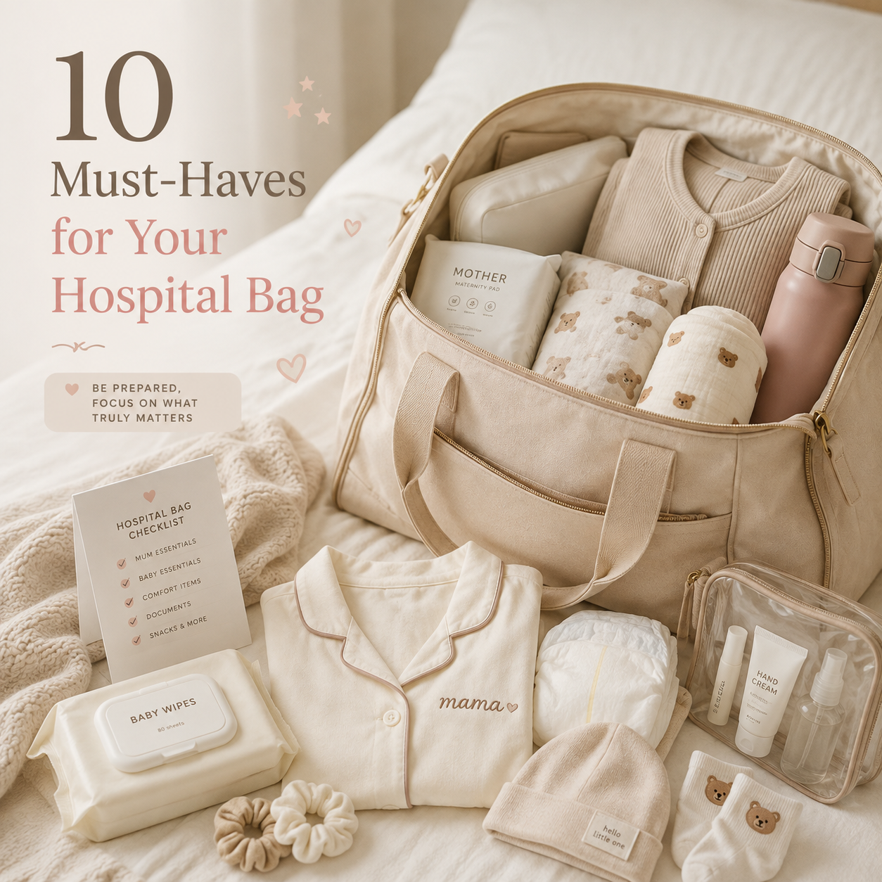 10 Must-Haves for Your Hospital Bag