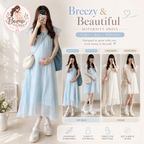 Breezy Flutter Sleeve Maternity Dress – Short & Maxi