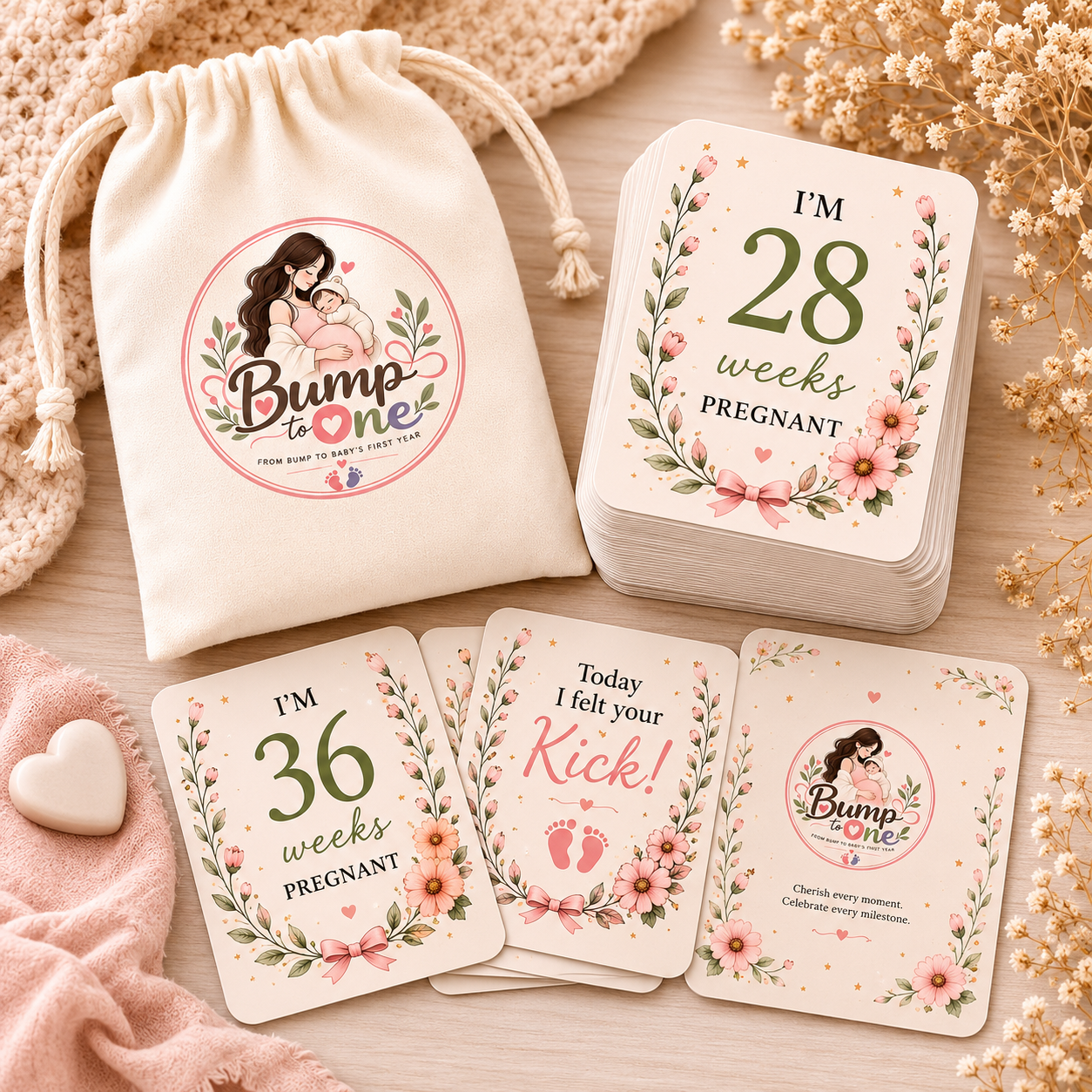 Pregnancy Milestone Cards