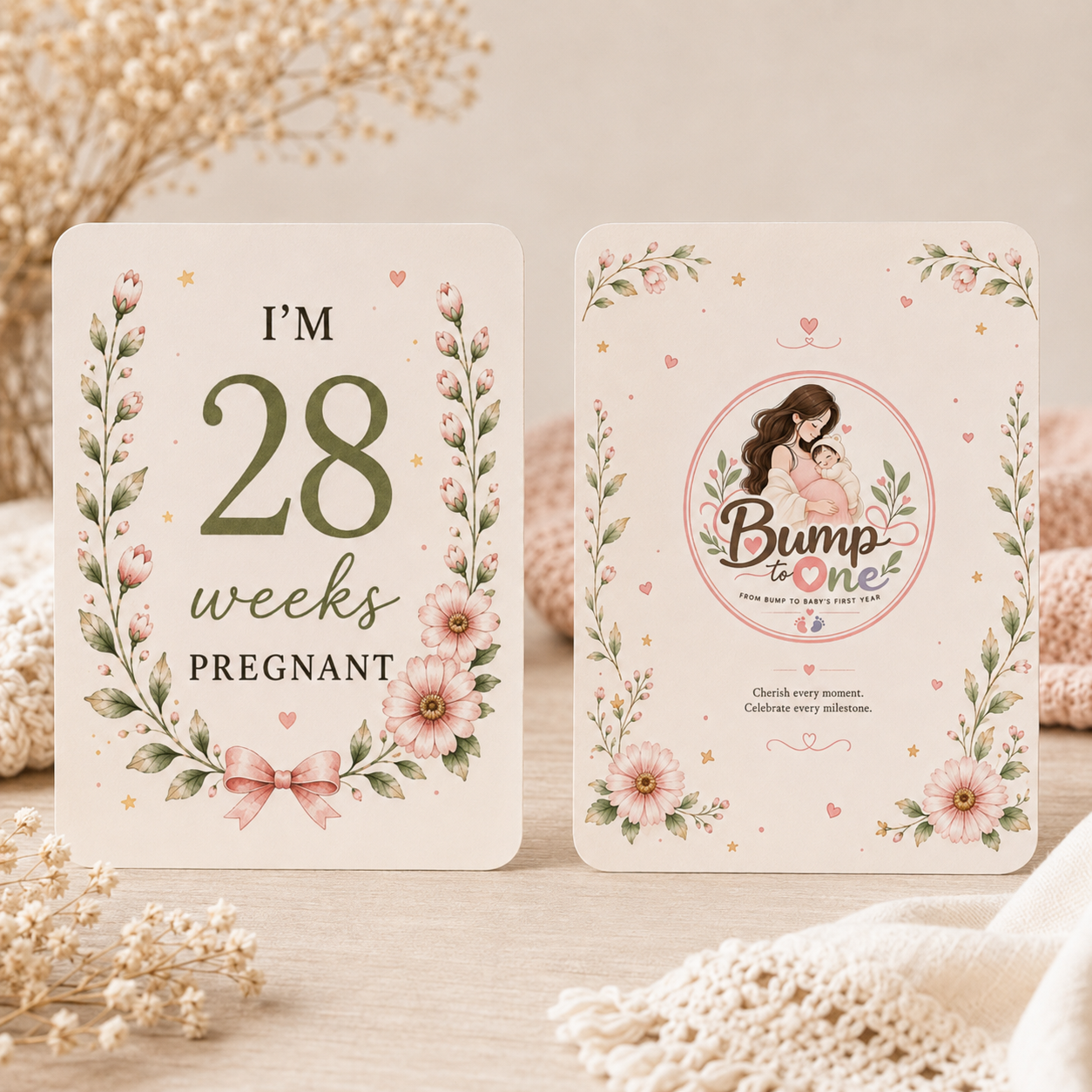 Pregnancy Milestone Cards