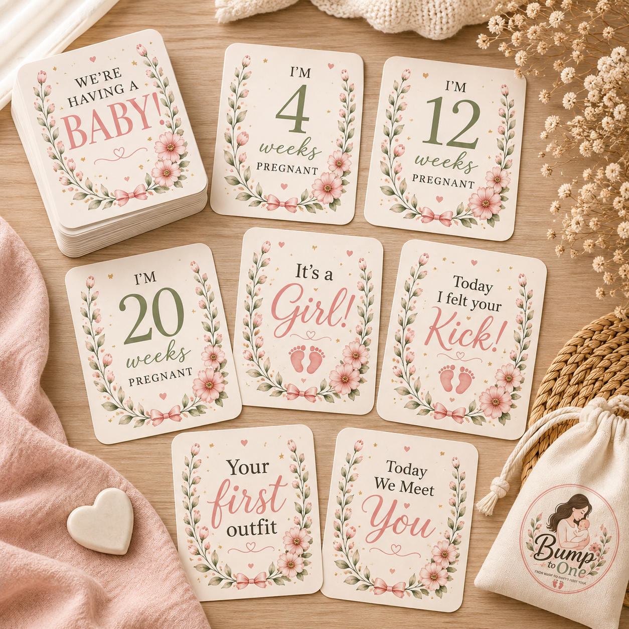 Pregnancy Milestone Cards