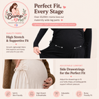 Maternity Ice Silk Wide-Leg Pants - Lightweight & Comfortable