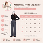Maternity Ice Silk Wide-Leg Pants - Lightweight & Comfortable