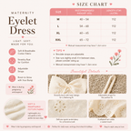 Maternity Summer Eyelet Midi Dress – Adjustable Strap & Stretch Bust