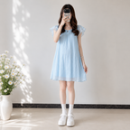 Breezy Flutter Sleeve Maternity Dress – Short & Maxi